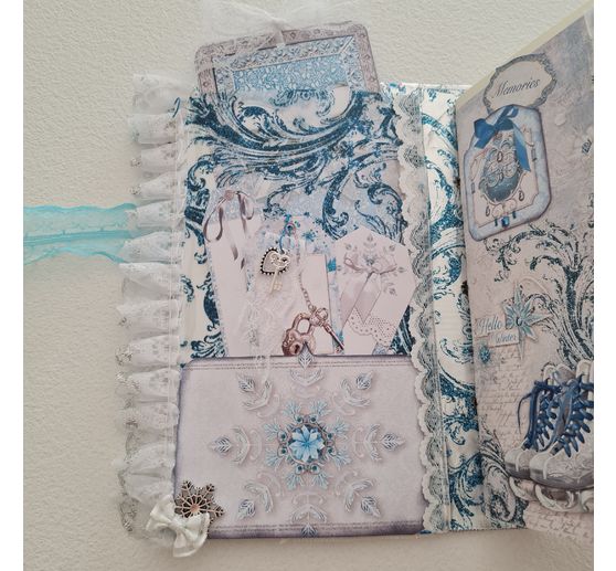 Silikonowy stempel "Elegancja błękitu"