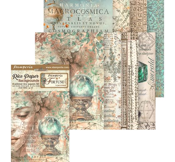 Słomkowa jedwab z motywem tła "Fortuna"