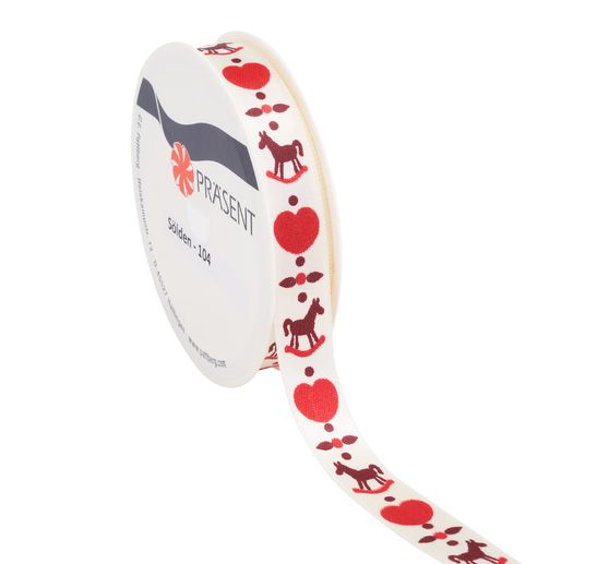 Wstążka satynowa "Rocking horse