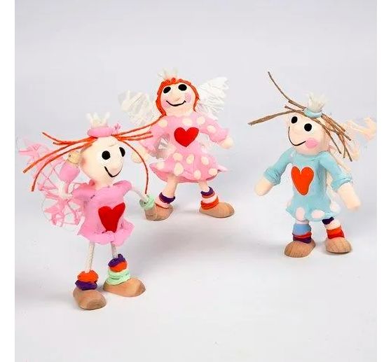 Bending figures, H 12 cm