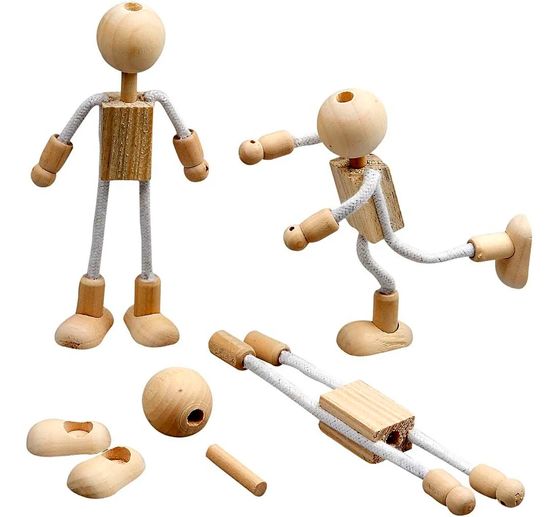 Bending figures, H 12 cm