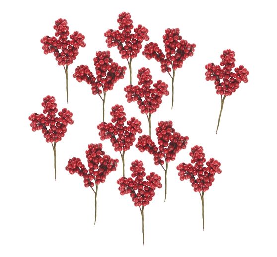 Decorative branch with red berries