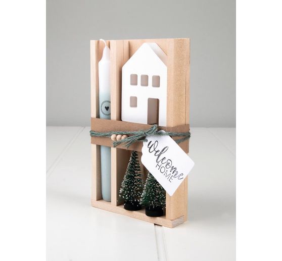 Zestaw drewnianych "klocków i desek"