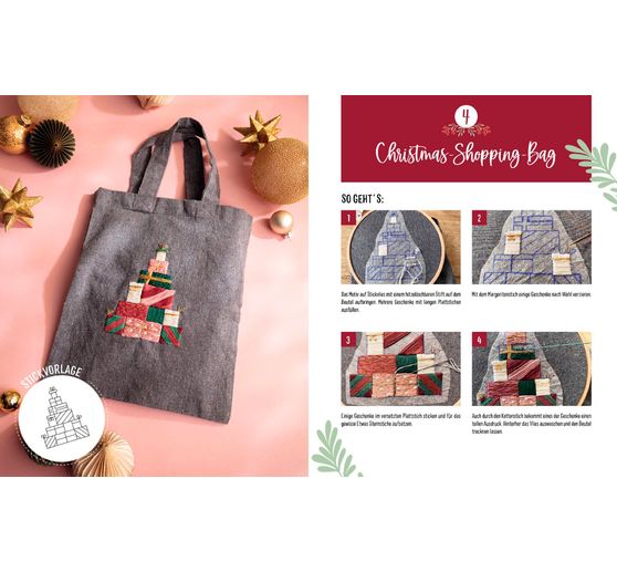 Książka "Mein Adventskalender-Buch - Stickzauber"