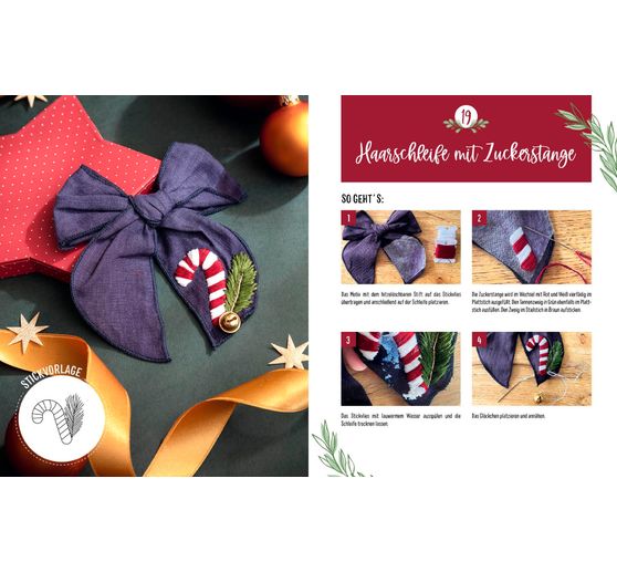 Książka "Mein Adventskalender-Buch - Stickzauber"