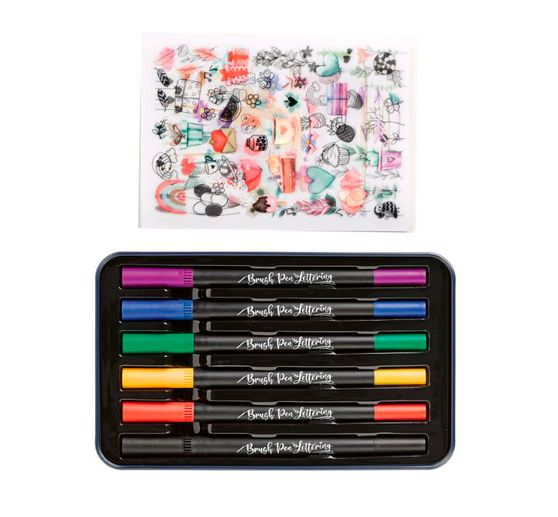 Pudełko z napisem wykonanym długopisem