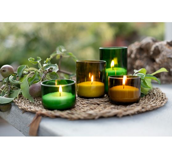 Candle sand granules with fragrance, set of 4 wicks