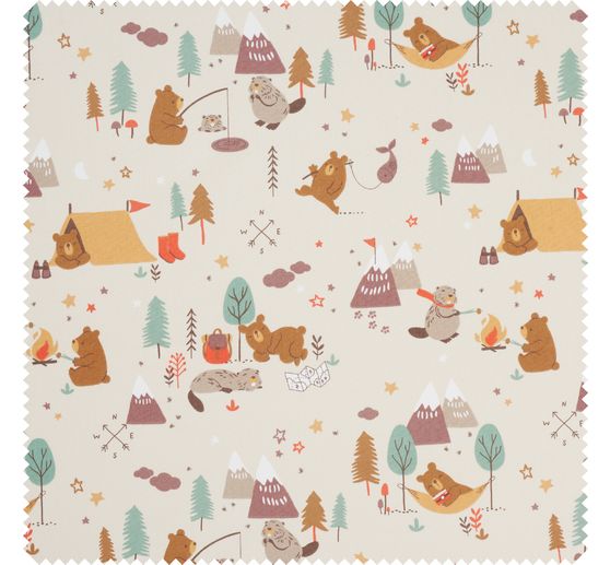 Tkanina bawełniana "Glamping"