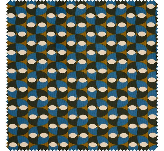 Tkanina półpanama "Retro Art"