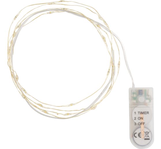 Lampki świąteczne LED z timerem 6/18h, 30 LED, L 1,95 m