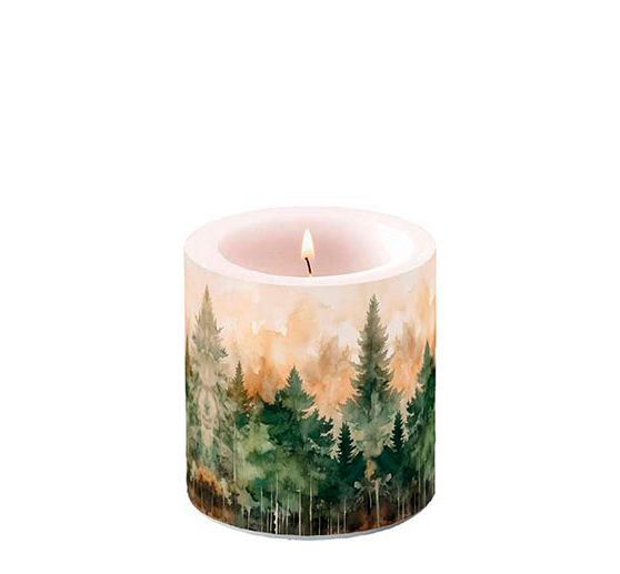 Napkins "Fir forest watercolor"