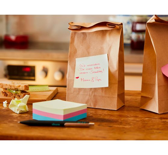 share Sticky notepad, 4 x 100 sheets