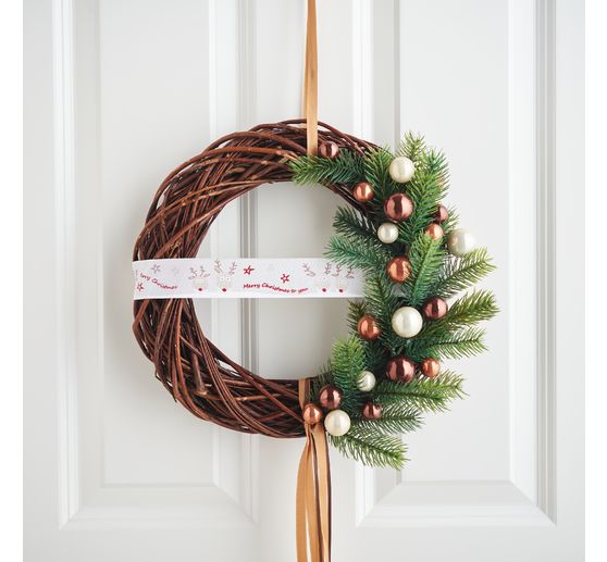 Szklane bombki choinkowe na drucie