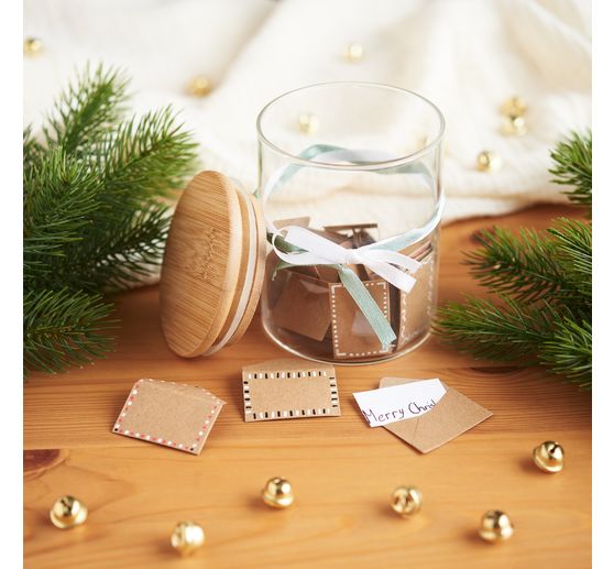 VBS Storage jar "Bomo" with bamboo lid