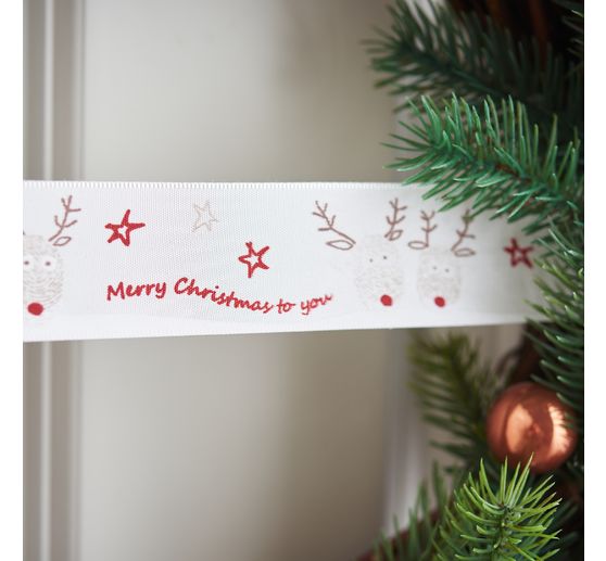 Wstążka z tafty "Renifer