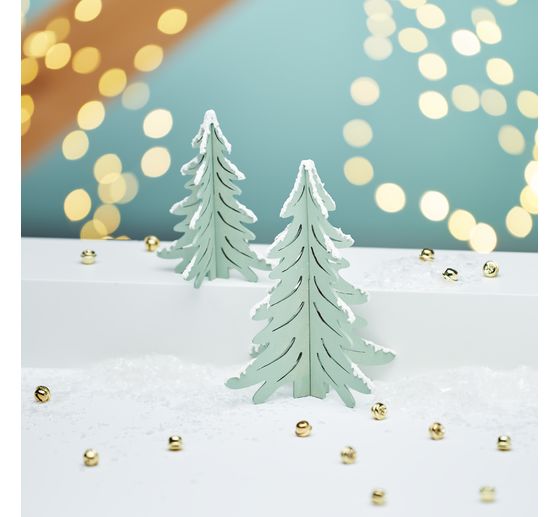 Drewniany model do składania VBS "Jodły", zestaw 2 szt.