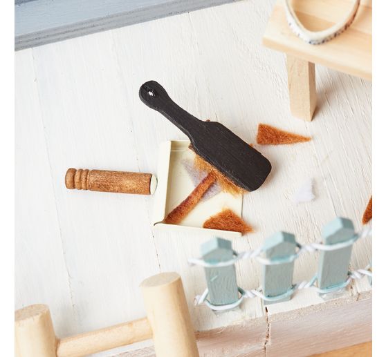 Miniaturowa miotła i szufelka