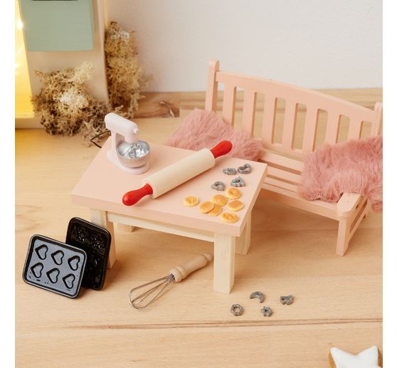 Miniaturowa ławka VBS "Lars", 3-osobowa