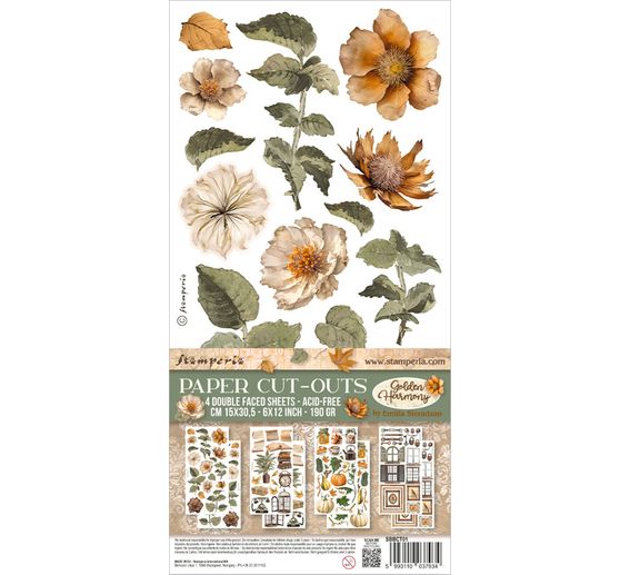 Wycinanki z papieru "Złota harmonia