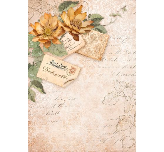 Motif straw silk backgrounds "Golden Harmony"