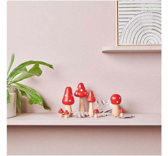 Wooden toadstool "Woody"