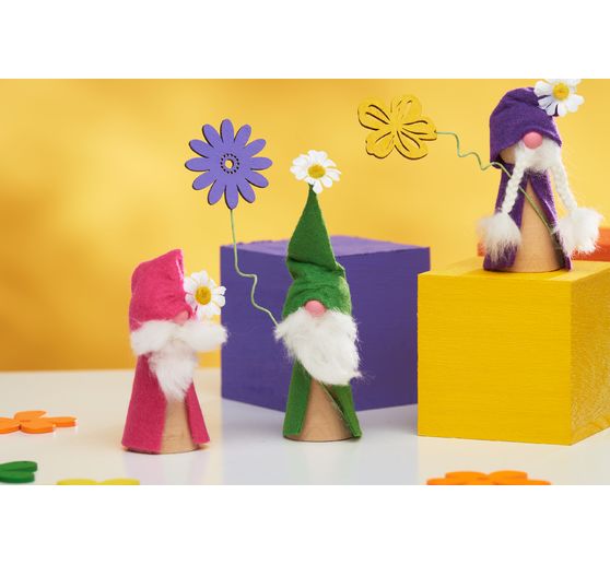 VBS Wooden hemispheres without hole, 10 pieces