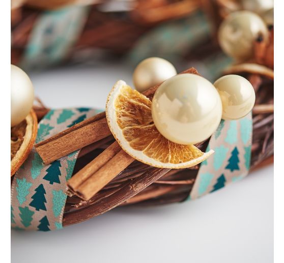 Szklane bombki choinkowe na drucie