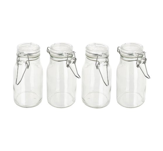 Słoik do przechowywania VBS z uchylną pokrywką, 170 ml