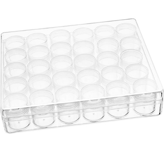 Pudełko do sortowania VBS z 30 zakręcanymi puszkami