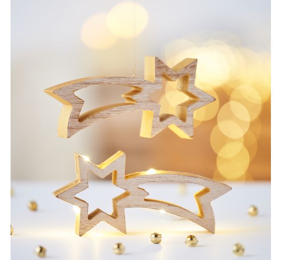 Lampki świąteczne LED VBS, z wyłącznikiem czasowym, 10 diod LED