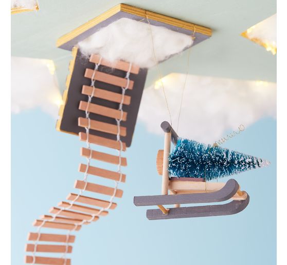 Miniaturowe sanki na pedały