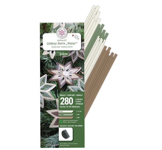Quilling set "Natural Galaxy Stars"