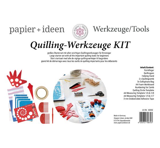 Zestaw narzędzi do quillingu