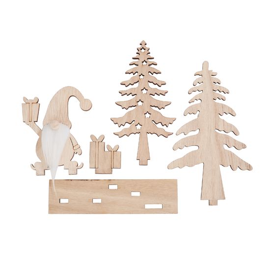 VBS Wooden building kit "Christmas gnome"