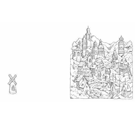 Książka "Meine Ausmalwelt: Wald und Natur"