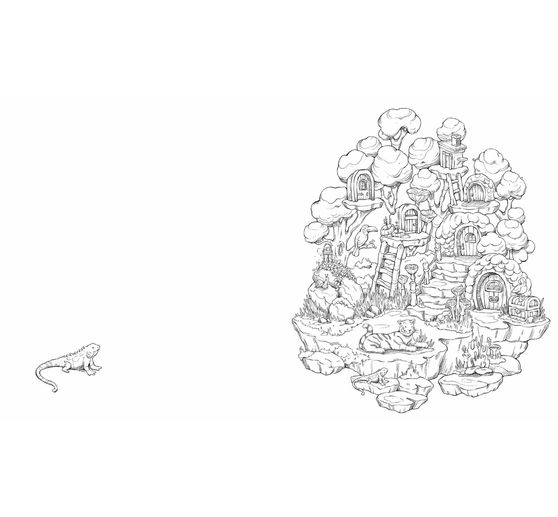 Książka "Meine Ausmalwelt: Wald und Natur"