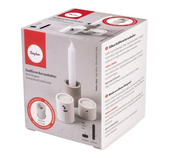 Silicone casting mould "Candle holder"