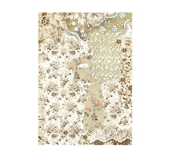 Motif straw silk backgrounds "Old Lace"