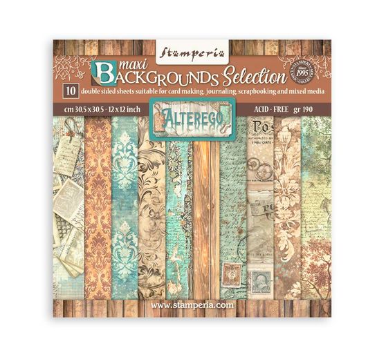 Blok do scrapbookingu "Tła Alterego"