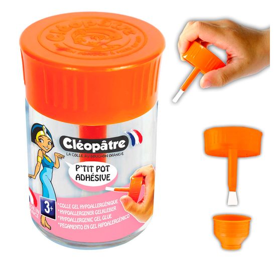 Hipoalergiczny klej Cléopatre Adhésive z pędzlem