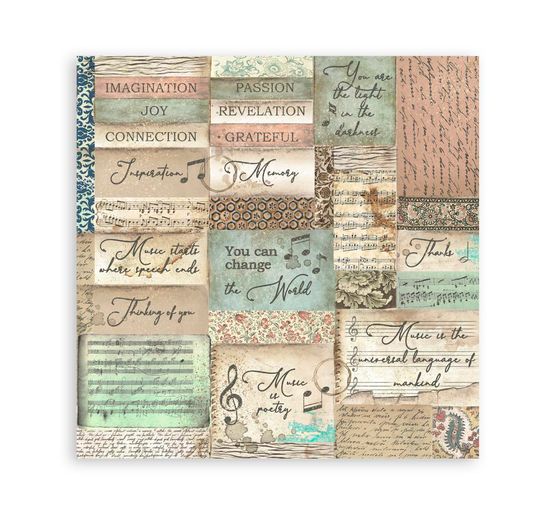 Scrapbooking Pad "Music"