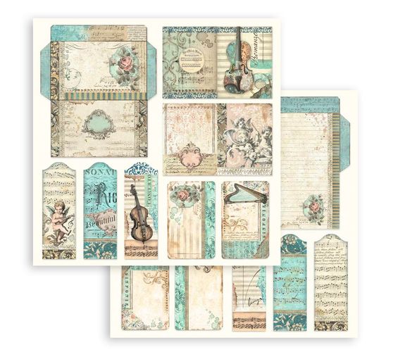 Scrapbooking Pad "Music"