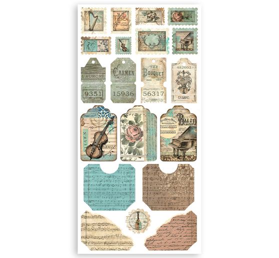 Papierowe wycinanki "Muzyka"