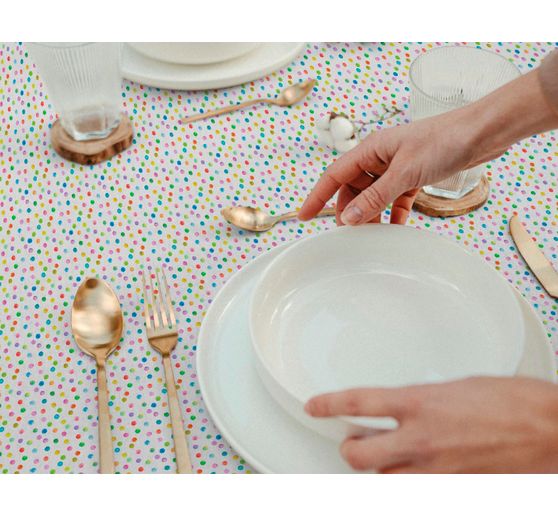 Cotton fabric "Lina", acrylic coated