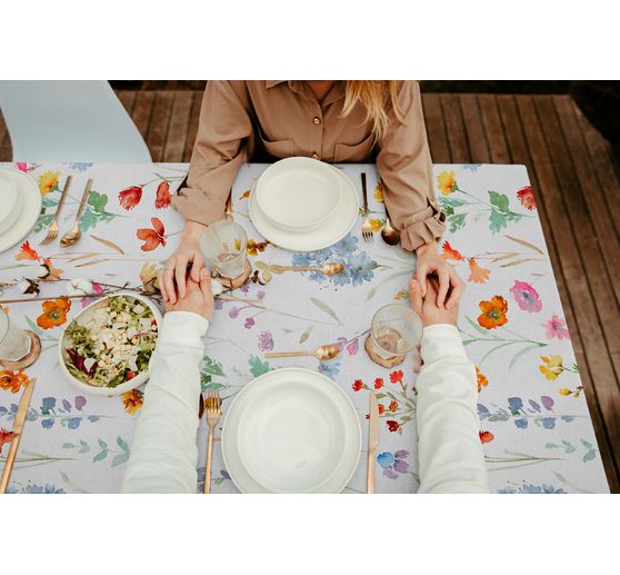 Tkanina bawełniana "Kolorowe kwiaty"