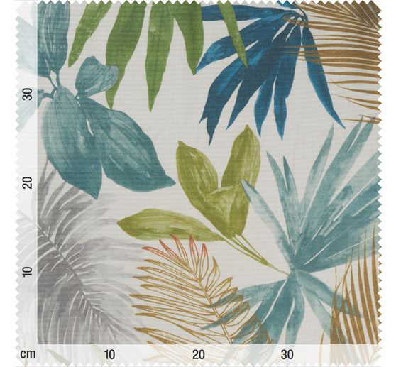 Cotton fabric "Palms", acrylic coated