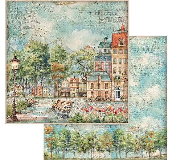 Scrapbook block "Art of Travelling"