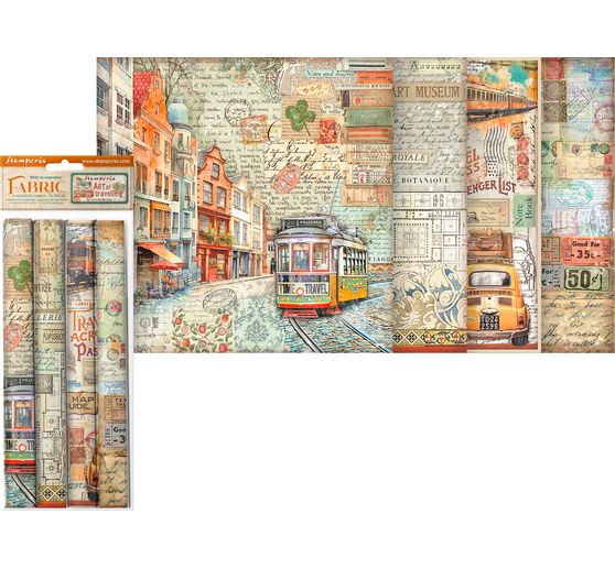 Pakiet tkanin "Sztuka podróżowania"