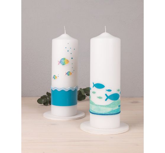 Decorative wax plate "Waves"