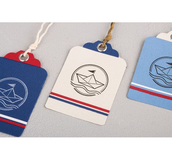 Pieczątka BUTTERER "Origami boat"